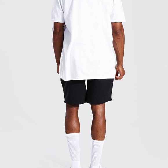 REGULAR MID PRINTED JERSEY SHORTS - Picture 3 of 4